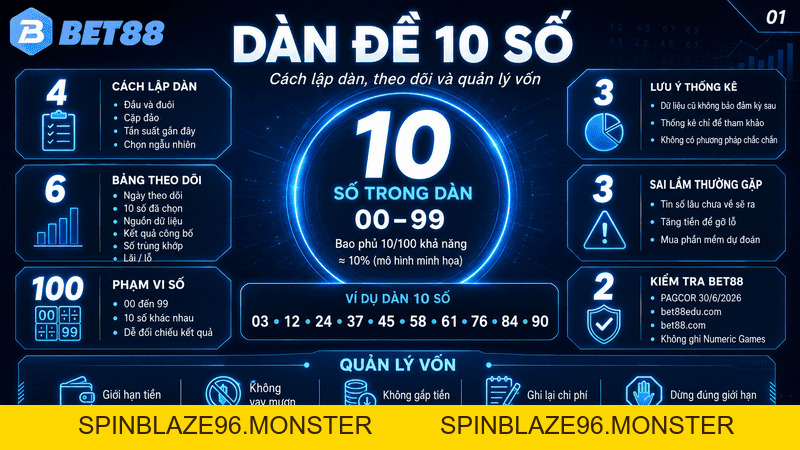 Dàn Đề 10 Số – Cách Lập Dàn, Theo Dõi Và Quản Lý Vốn - spinblaze96.monster