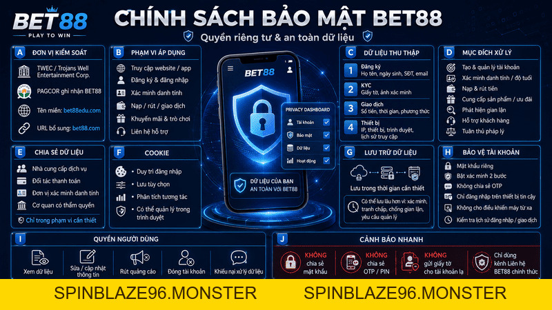 Chính Sách Bảo Mật BET88 - Bảo Vệ 2 Triệu Tài Khoản - spinblaze96.monster